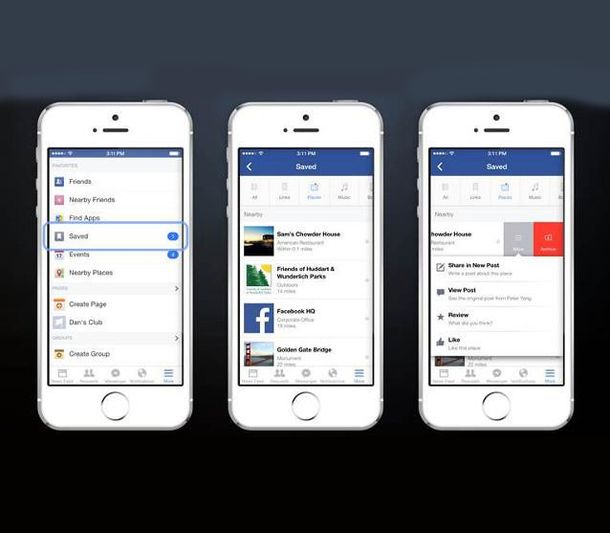 Save, el nuevo botón que lanzó Facebook para sus usuarios