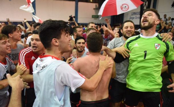 El delirio de los jugadores consumado el encuentro