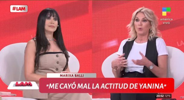 El enojo de Marixa Balli en LAM: qué pasó