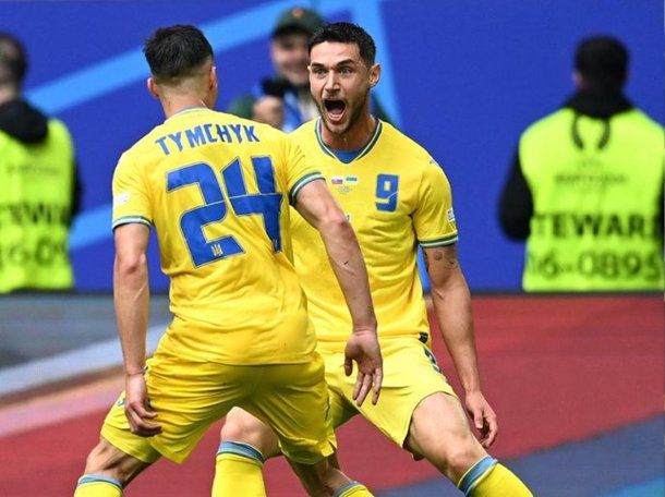 Ucrania lo dio vuelta sobre el final y le ganó a Eslovaquia en la Eurocopa