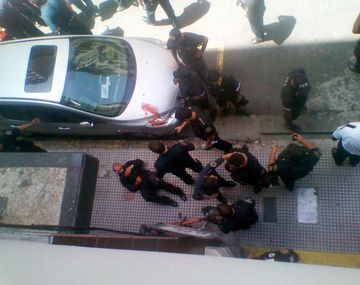 Cinco heridos durante un tiroteo en el Centro porteño