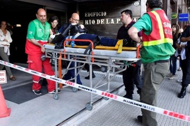 Siete personas resultaron heridas por el desplome de un ascensor