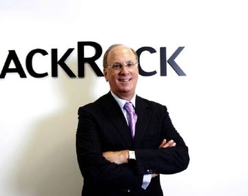 Larry Fink, CEO del fondo de inversiones BlackRock, uno de los principales acreedores de la Argentina