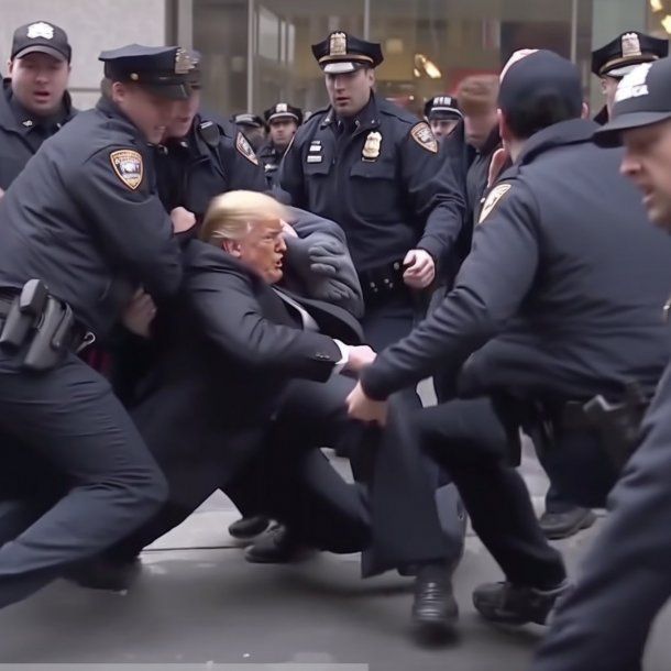 Donald Trump esposado: la confusión que generaron fotos creadas con IA
