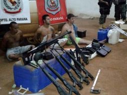 Ciudad del Este: detienen a tres delincuentes con drogas y un fusil antiaéreo