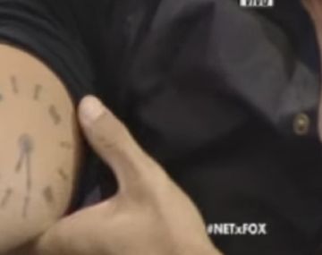 Toranzo descubrió un error en su tatuaje seis años después