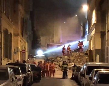 Francia: ya son cinco los muertos por el derrumbe de un edificio en Marsella