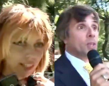 Momento de tensión en vivo: a Robertito le mordieron y robaron el antipop del micrófono