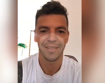 El insólito problema que tuvo Matías Garrido después del entrenamiento