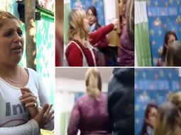 Eliana Romero, la mamá que atacó a la maestra