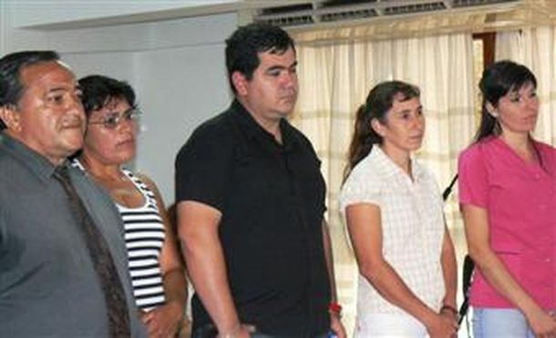 El intendente Eberth Vera mientras prestaba declaración en el juicio