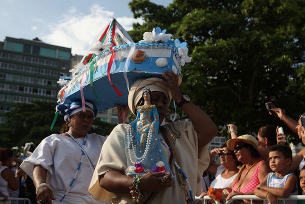 Mirá cómo es un ritual umbanda en Brasil