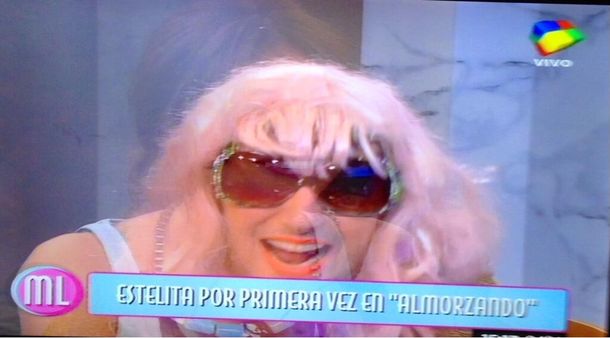 Estelita llegó a Almorzando con Mirtha Legrand