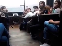 En medio de una clase