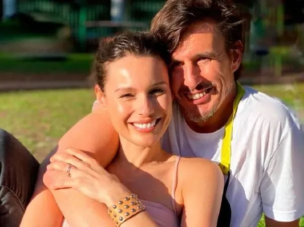 Pampita y Roberto García Moritán.