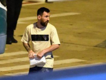 Messi llegó a Rosario junto a su familia para pasar las Fiestas