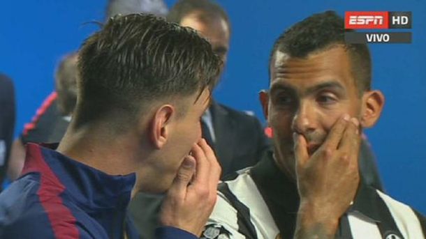 Messi y Tevez conversaron a escondidas en la previa