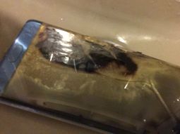 Así quedó un Galaxy Note 7 después de una explosión Así quedó un Galaxy Note 7 después de una explosión