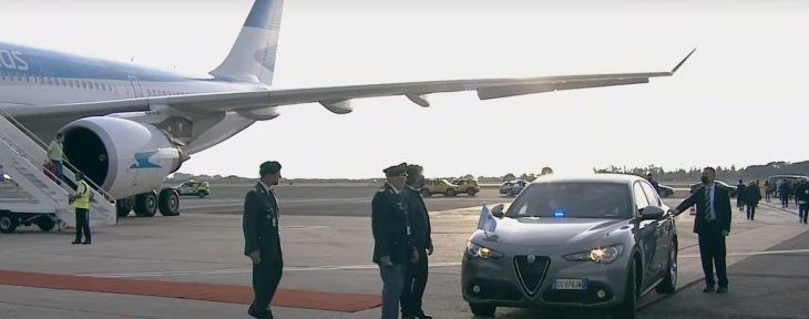 Alberto Fernández llegó a Roma para participar de la cumbre del G-20