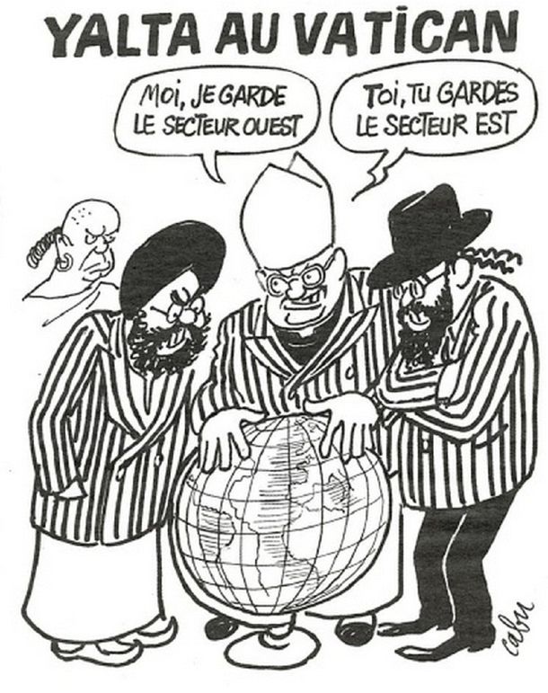 En su último número, Charlie Hedbo también se ríe del Papa