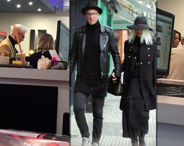 Maxi López y su novia sueca en Buenos Aires