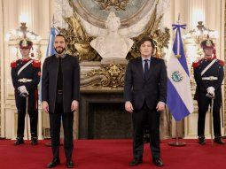 Javier Milei y Nayib Bukele se reunieron en Casa Rosada