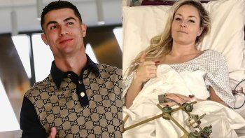 el conmovedor mensaje de cristiano a una atleta que se lesiono en los juegos de invierno el conmovedor mensaje de cristiano a una atleta que se lesiono en los juegos de invierno