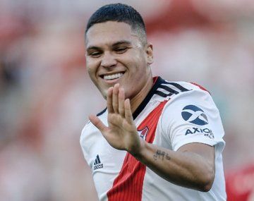Juanfer Quintero ya volvió a River: No veo la hora de estar con mis compañeros