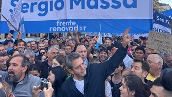 Sergio Massa en la Marcha Federal Universitaria del 2024. Sergio Massa en la Marcha Federal Universitaria del 2024.