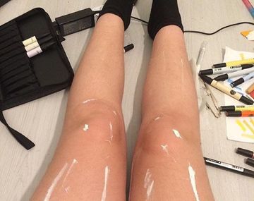 ¿Pintadas o con aceite? El nuevo viral que inundó las redes