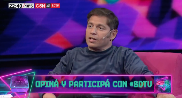 Cómo le fue en el rating a Sobredosis de TV con Axel Kicillof como invitado