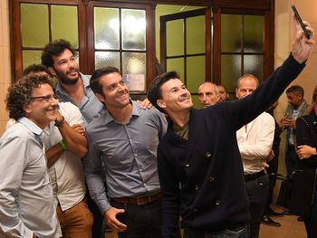 César Francis, José Acasuso, Agustín Calleri y Guillermo Coria