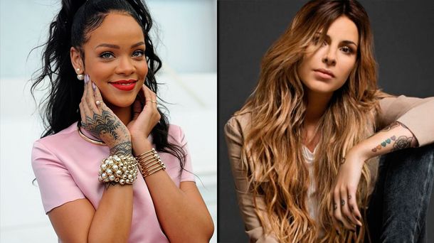 Los tatuajes que comparten Candelaria Tinelli y Rihanna