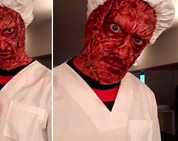Mirá la transformación de Nicolás Vázquez en Freddy Krueger