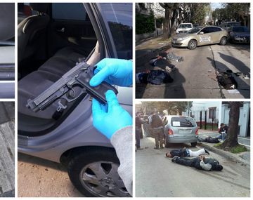 Cayeron profesionales del delito equipados casi como efectivos de la policía