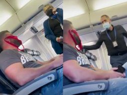 Usó una tanga como barbijo durante un vuelo y lo bajaron del avión