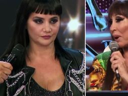 Picante cruce entre Nancy Pazos y Moria Casán en ShowMatch Picante cruce entre Nancy Pazos y Moria Casán en ShowMatch