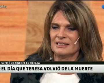 Teresa Calandra contó lo que sintió cuando estuvo muerta