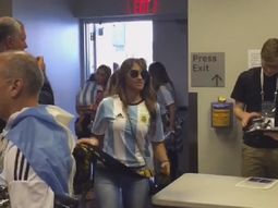 asi llego la familia messi a alentar a la seleccion en la final asi llego la familia messi a alentar a la seleccion en la final