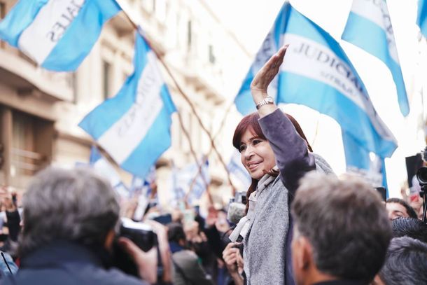 Cristina Kirchner en el Instituto Patria.