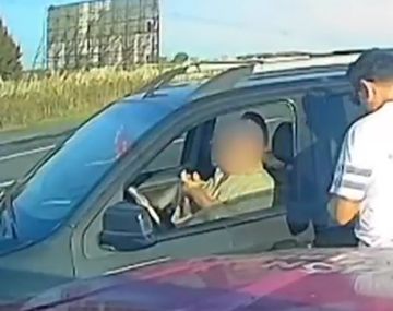 Peligro en la ruta: manejaba en contramano