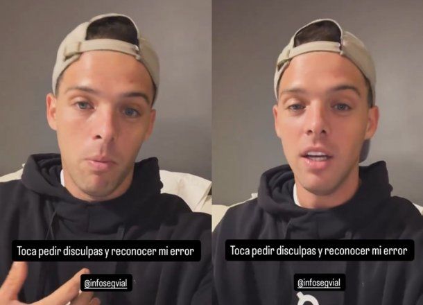 Santiago Maratea pidió disculpas tras ser filmarse manejando sin cinturón de seguridad.