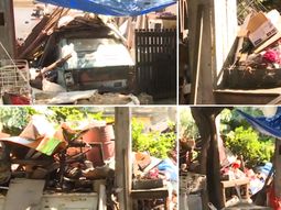 Guerra entre vecinos en Quilmes por un hombre que acumula basura en su casa y atrae ratas