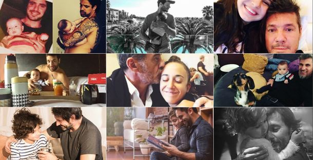 Los famosos celebran el día del padre en las redes.