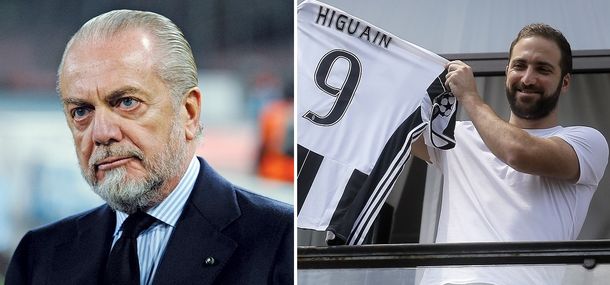 La dura carta del presidente de Nápoli a Higuaín: No tenés vergüenza