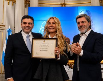 Cris Morena fue reconocida como personalidad destacada.&nbsp;