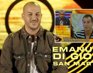 La histórica pelea de Emanuel Di Gioia con Jorge Rial en Gran Hermano: San Martín