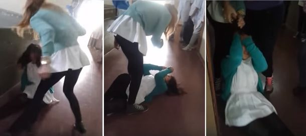 Brutal pelea entre alumnas por publicación de fotos hot