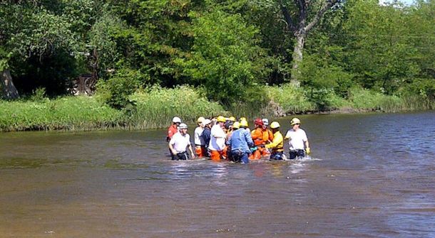 Un niño murió ahogado en un río. Gentileza La Voz.&nbsp;