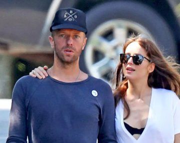 Chris Martin y Dakota Johnson